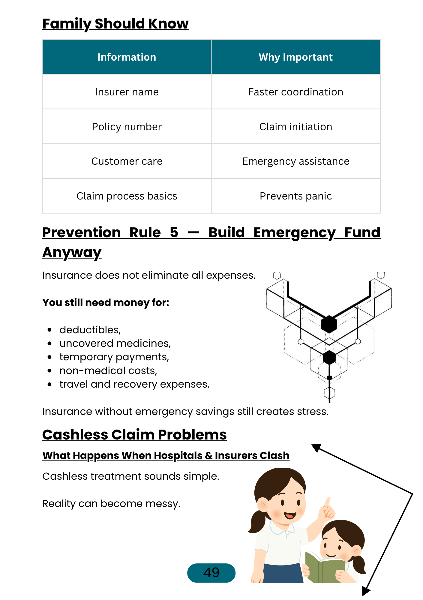 Build Your Safety Net sample page