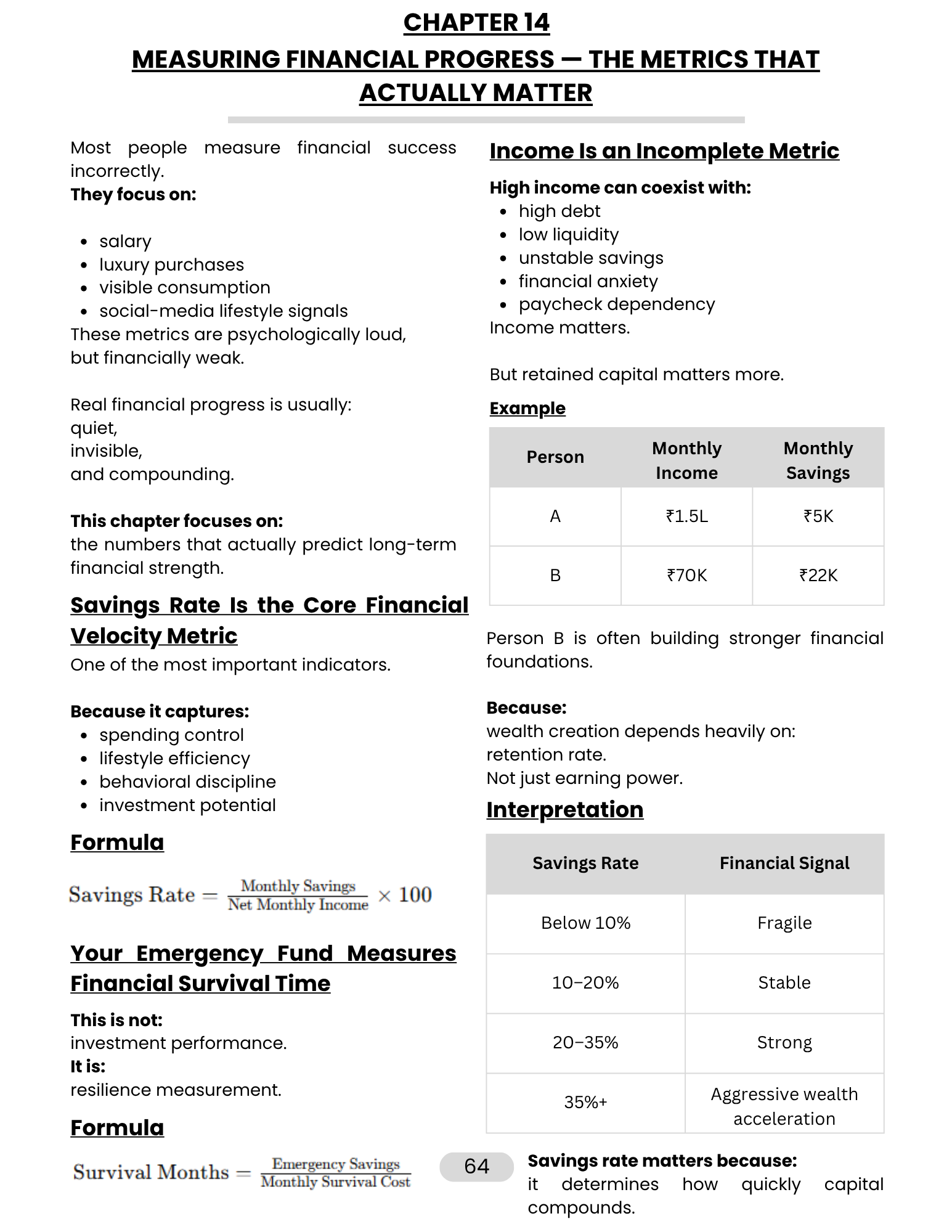 Master Your Money Before It Disappears sample page