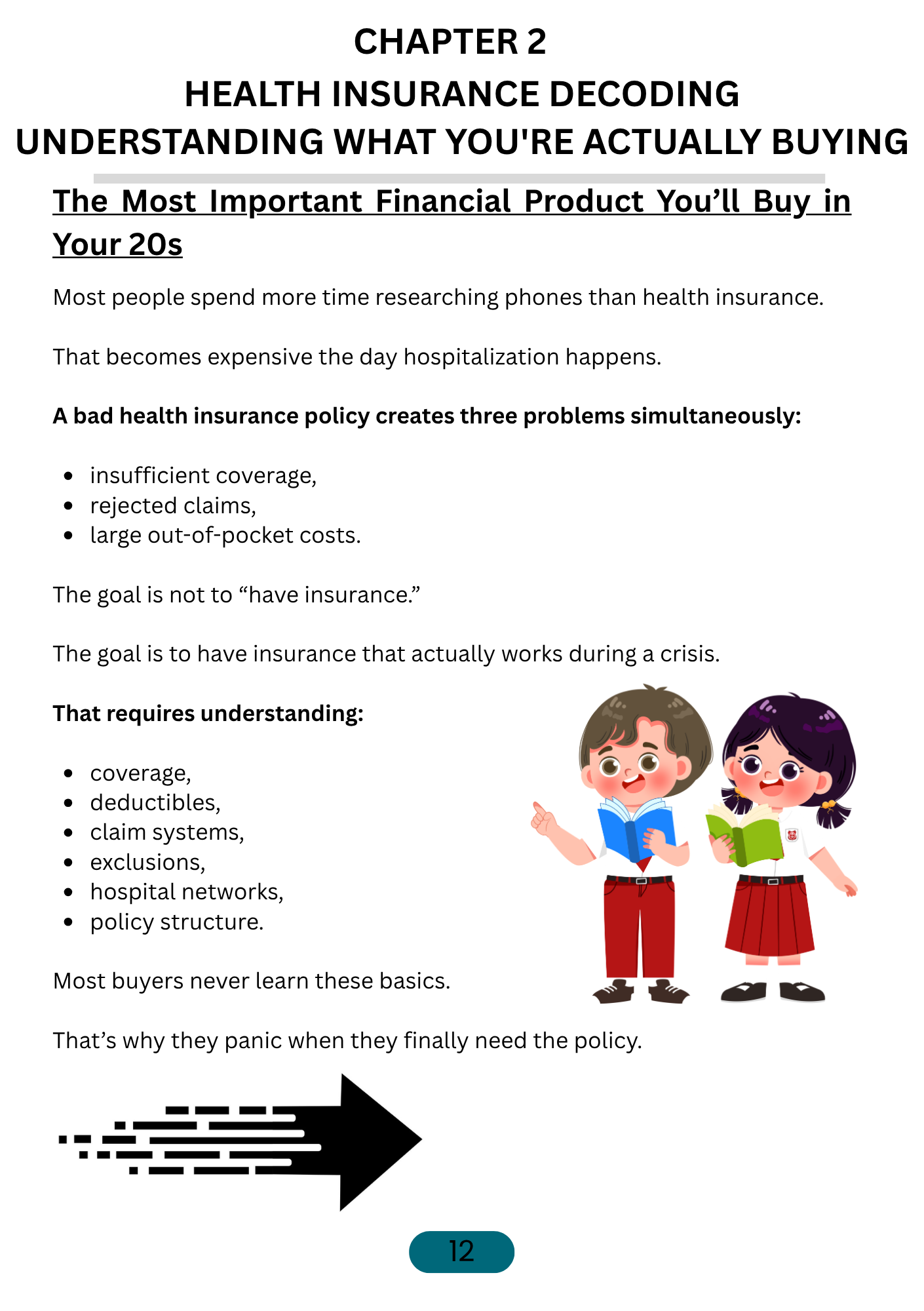 Build Your Safety Net sample page