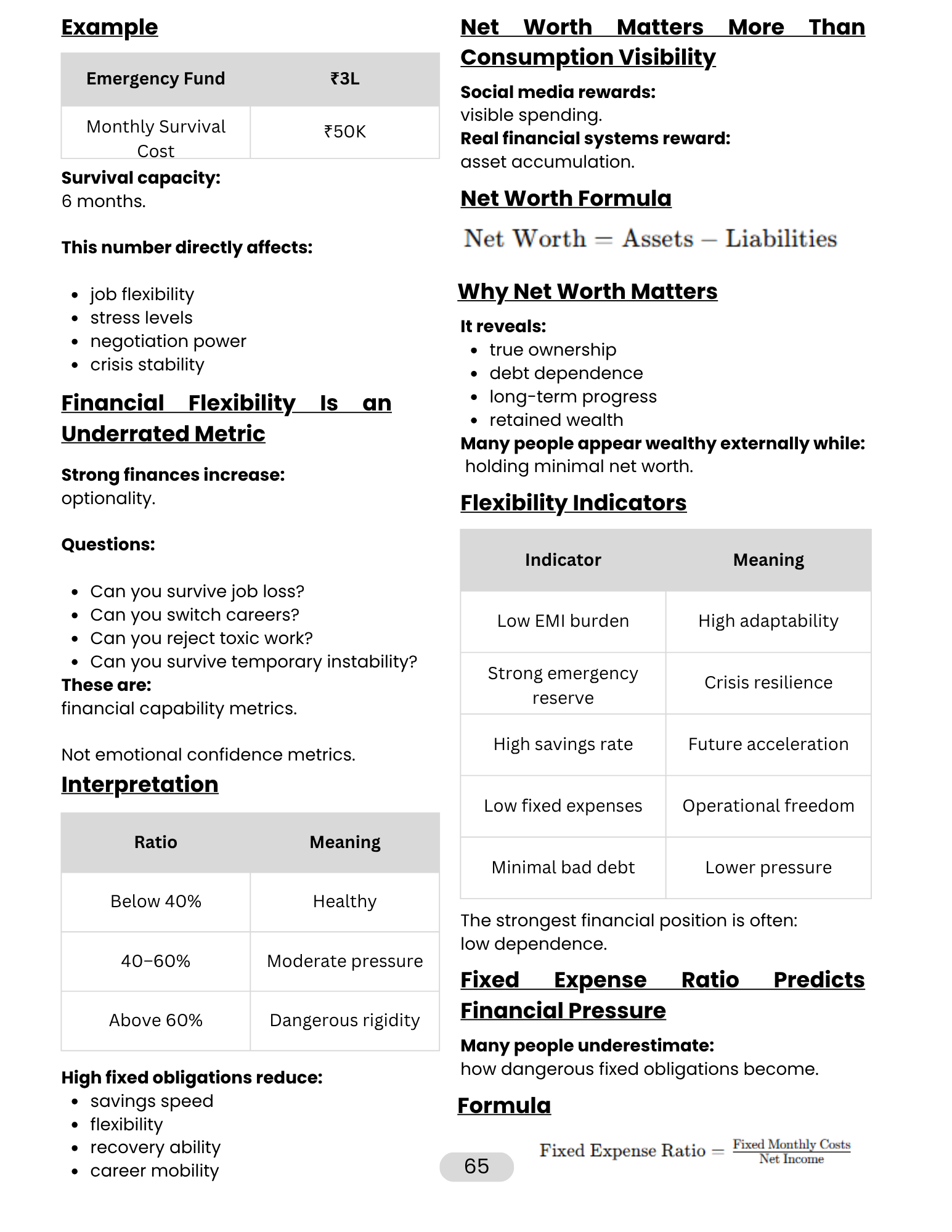 Master Your Money Before It Disappears sample page